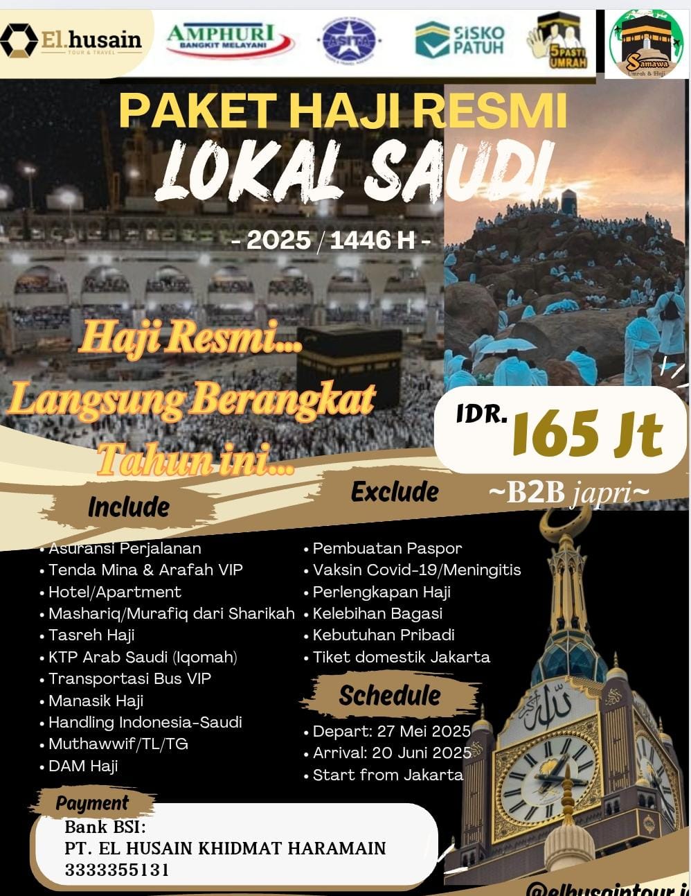 Paket Haji Resmi Lokal Saudi